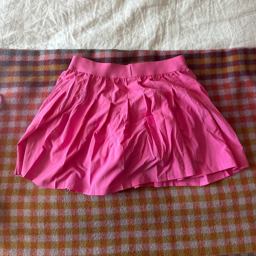 Alo Yoga Varsity Tennis Skirt - Pink, size small